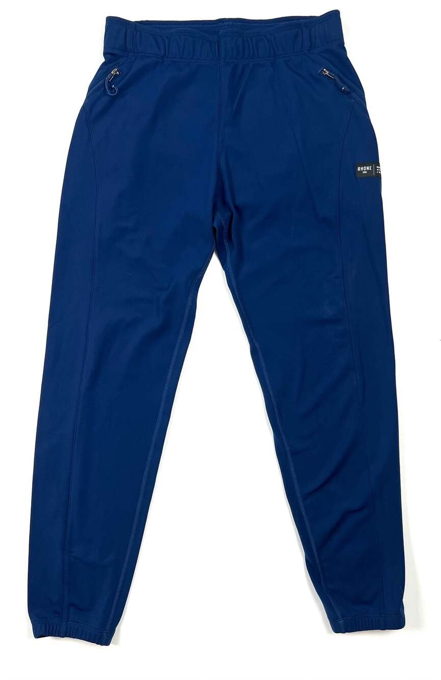 Rhone Fleece Lined Stretch Jogger Pants Blue Size Large